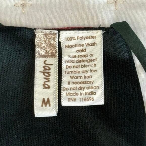 Japna Racerback Camisole Ruffle Peplum Women's M | Green Floral Fairy Goth - Picture 5 of 7